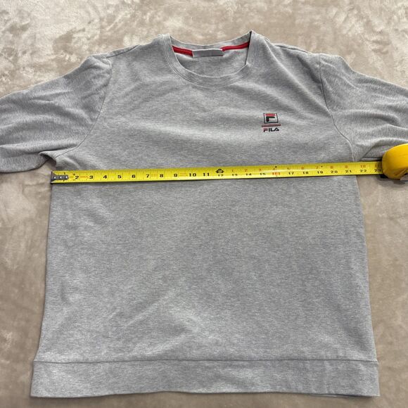 Men’s FILA Long Sleeve Heavyweight Sweatshirt Size L - Picture 6 of 8